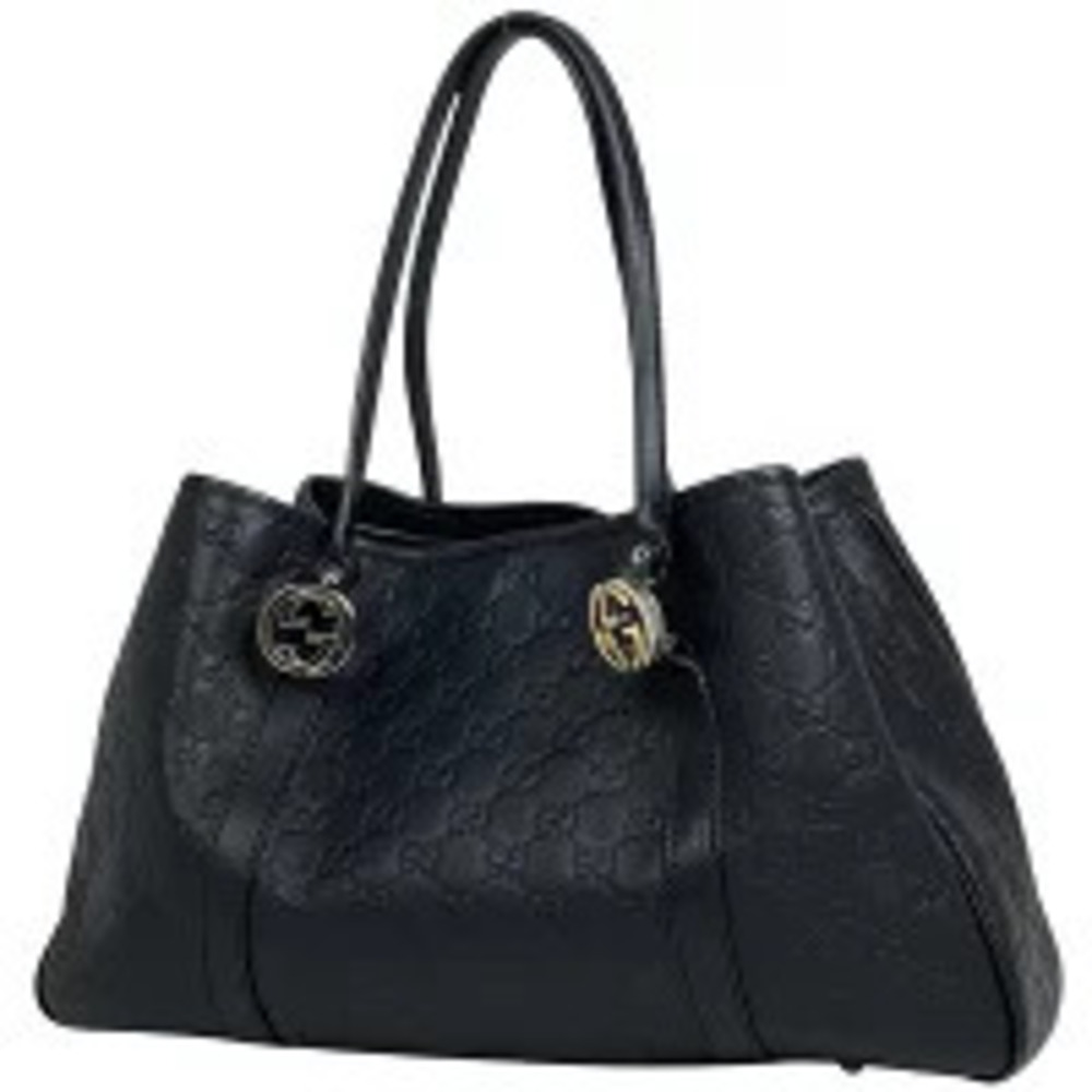 Gucci Guccissima Tote Bag Interlocking GG Handbag GG Shima Guccissima Leather